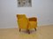 Art Deco Armchair With Honey-Yellow Velvet Upholstery, 1960s 2