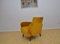 Art Deco Armchair With Honey-Yellow Velvet Upholstery, 1960s 9