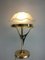 Lampada da tavolo viennese con paralume in vetro, anni '30, Immagine 7