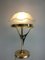 Viennese Table Lamp with Glass Shade, 1930s 7