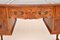 Antique Burr Walnut Leather Top Writing Desk, Image 10