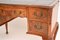 Antique Burr Walnut Leather Top Writing Desk, Image 11