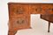 Antique Burr Walnut Leather Top Writing Desk, Image 12