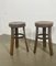 Craft Stools, France, 1950s, Set of 2, Image 2