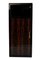 Black French Art Deco Corner Cupboards With Macassar Veneer High Gloss, Set of 2 7