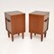 Vintage Walnut Bedside Cabinets by Uniflex, 1960s, Set of 2 8