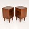 Vintage Walnut Bedside Cabinets by Uniflex, 1960s, Set of 2 9