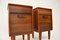 Vintage Walnut Bedside Cabinets by Uniflex, 1960s, Set of 2 3