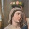 Virgen con el niño Jesús, siglo XIX, óleo sobre lienzo, enmarcado, Imagen 6