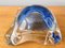Vintage Murano Blue Glass Bowl Ashtray 7