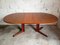 Ausziehbarer skandinavischer Vintage Teak Tisch, 1960er 4