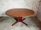 Vintage Scandinavian Extendable Teak Table, 1960s, Image 1