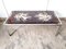 Vintage Ceramic and Chromed Metal Coffee Table, 1970s 1