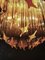 Lámpara de araña italiana moderna de cristal de Murano, años 80, Imagen 14