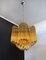Lámpara de araña italiana moderna de cristal de Murano, años 80, Imagen 4
