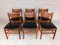 Vintage Italian Rosewood Chairs by Gianfranco Frattini, 1960s, Set of 6 15