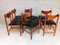 Vintage Italian Rosewood Chairs by Gianfranco Frattini, 1960s, Set of 6 14