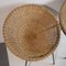 Italian Rattan Egg Chairs, 1950s, Set of 2 7