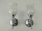 French Chrome-Plated Wall Lamps, 1950s, Set of 2, Image 1