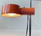 Orange Adjustable Floor Lamp by Svend Middelboe for Nordic Solar, 1970s 3