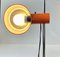 Orange Adjustable Floor Lamp by Svend Middelboe for Nordic Solar, 1970s, Image 5