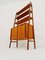 Skandinavisches Teak Furnier Bokshelf mit Kommode von Tema & Gillis Lundgren, 1960er 2