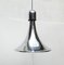 Lámpara colgante italiana vintage de plata, años 70, Imagen 37