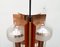 Mid-Century German Glass and Copper Pendant Lamp from Cosack, 1960s, Image 99
