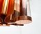 Mid-Century German Glass and Copper Pendant Lamp from Cosack, 1960s 60