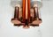 Mid-Century German Glass and Copper Pendant Lamp from Cosack, 1960s, Image 68