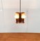 Mid-Century German Glass and Copper Pendant Lamp from Cosack, 1960s 81