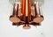 Mid-Century German Glass and Copper Pendant Lamp from Cosack, 1960s 5