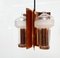 Mid-Century German Glass and Copper Pendant Lamp from Cosack, 1960s, Image 90