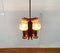 Mid-Century German Glass and Copper Pendant Lamp from Cosack, 1960s 26