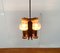 Mid-Century German Glass and Copper Pendant Lamp from Cosack, 1960s, Image 26