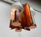 Mid-Century German Glass and Copper Pendant Lamp from Cosack, 1960s 71