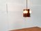 Mid-Century German Glass and Copper Pendant Lamp from Cosack, 1960s 62