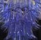 Round Periwinkle Color Chandelier by La Murrin, 1980s 2