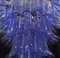 Round Periwinkle Color Chandelier by La Murrin, 1980s, Image 2