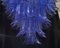 Round Periwinkle Color Chandelier by La Murrin, 1980s, Image 7