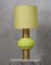 Green Glass Blown Murano & Brass Table Lamp in the Style of Vistosi, 1980s 7