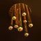 Brass-Plated Ceiling or Wall Lamp by Sciolari for Boulanger 3