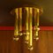 Brass-Plated Ceiling or Wall Lamp by Sciolari for Boulanger, Image 1