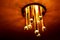 Lampada da soffitto o da parete placcata in ottone di Sciolari per Boulanger, Immagine 5
