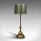 Antique English Adjustable Brass Drawing Room Lamp, 1900s 4