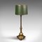 Antique English Adjustable Brass Drawing Room Lamp, 1900s, Image 3