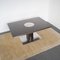 Dining Table with Glossy Black Lacquered Formica Top & Steel Disc Rotating Central Foot, 1970s, Image 6