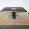 Dining Table with Glossy Black Lacquered Formica Top & Steel Disc Rotating Central Foot, 1970s, Image 8