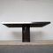 Dining Table with Glossy Black Lacquered Formica Top & Steel Disc Rotating Central Foot, 1970s 11
