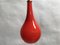 Rote Deckenlampe aus Glas, 1970er 17